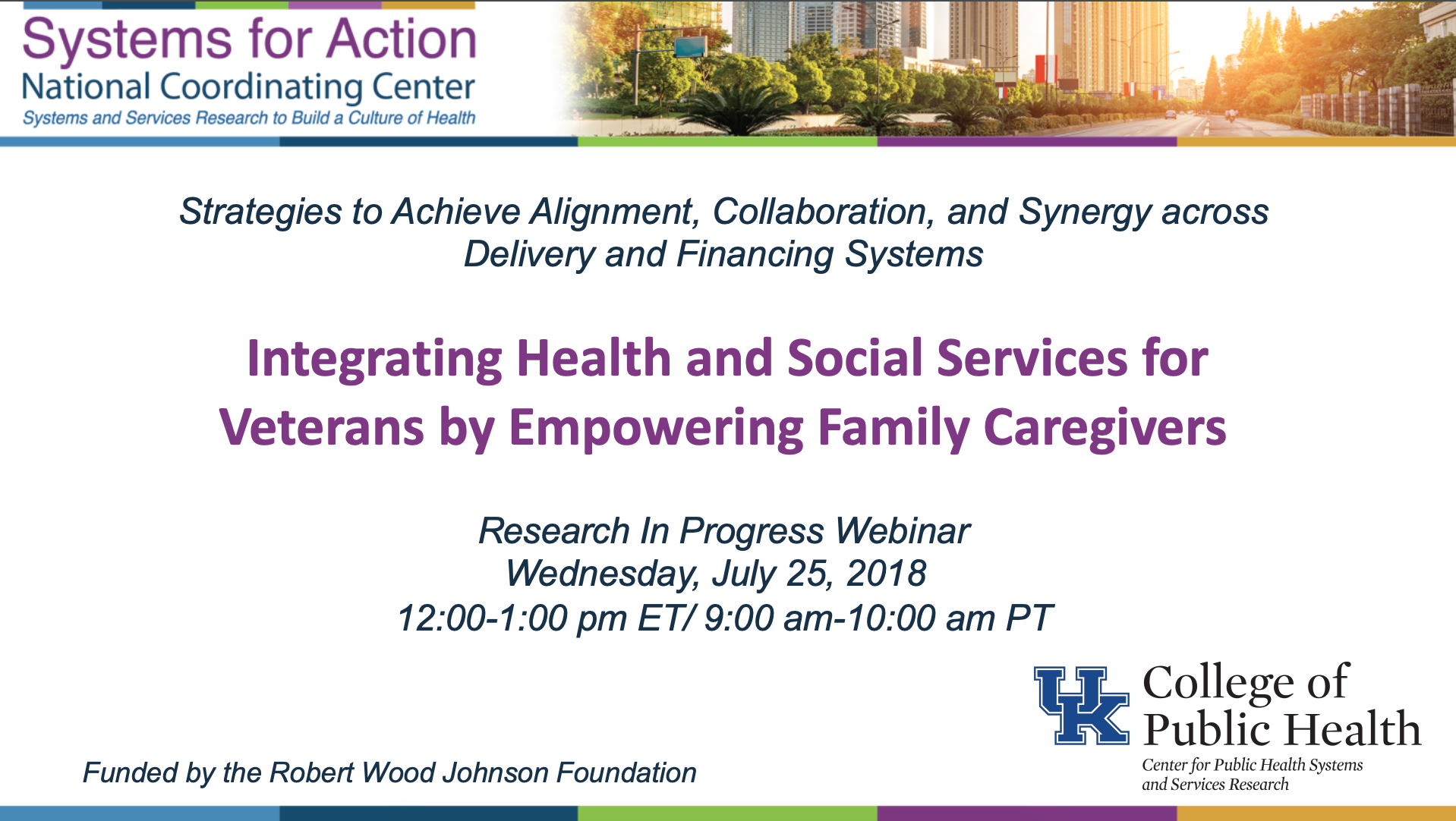 Strategies to Achieve Alignment, Collaboration, and Synergy across Delivery and Financing Systems: Integrating Health and Social Services for Veterans by Empowering Family Caregivers