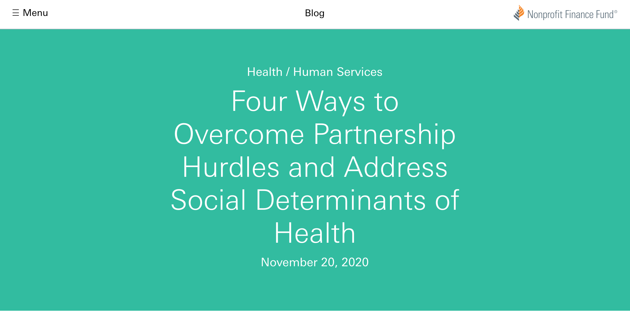 Four Ways to Overcome Partnership Hurdles and Address Social Determinants of Health