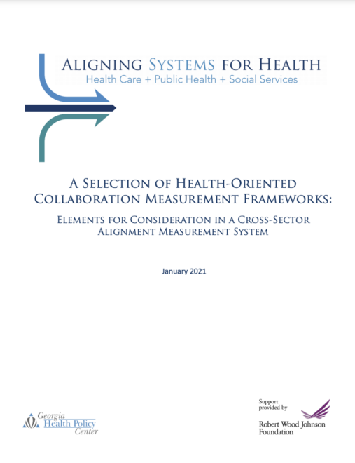 A Selection of Health-Oriented Collaboration Measurement Frameworks: Elements for Consideration in a Cross-Sector Alignment Measurement System