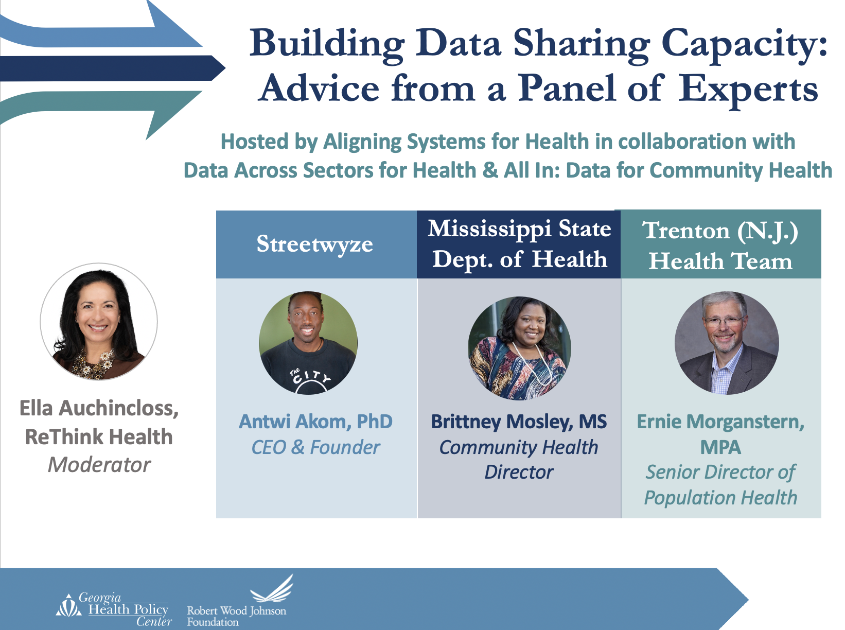 Building Data Sharing Capacity: Advice from a Panel of Experts