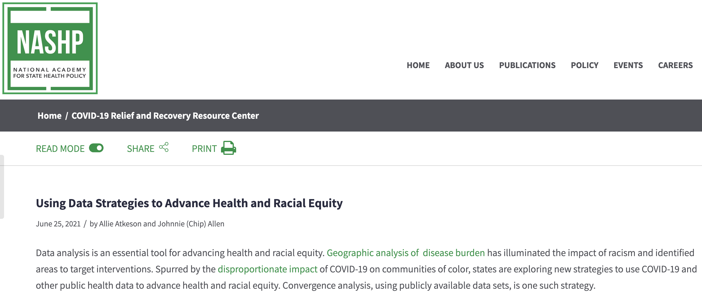 Using Data Strategies to Advance Health and Racial Equity