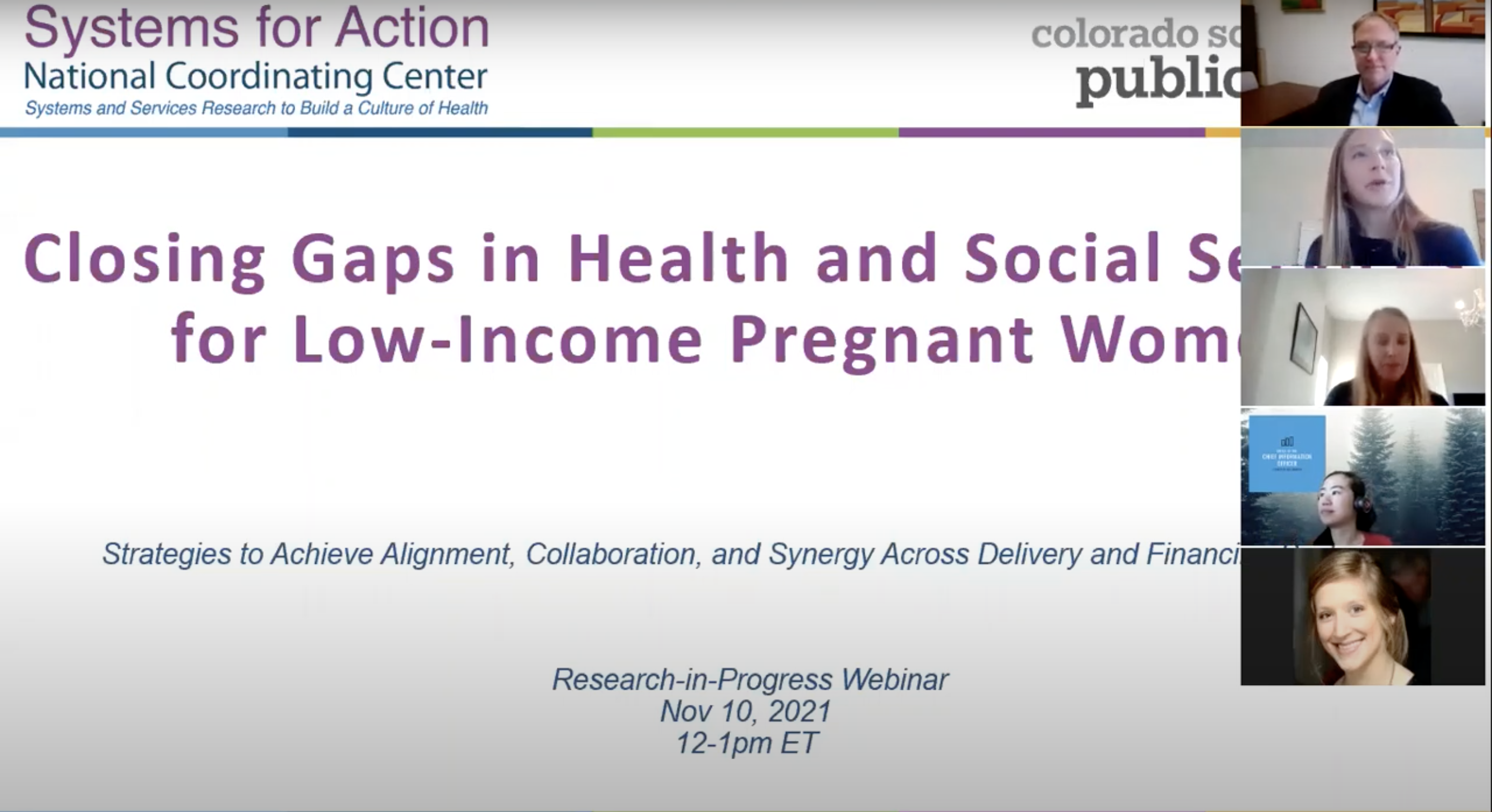 Closing the Gaps in Health and Social Services for Low-Income Pregnant Women