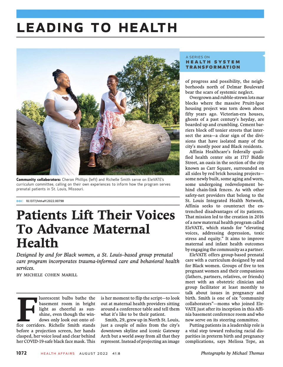 Patients Lift Their Voices To Advance Maternal Health
