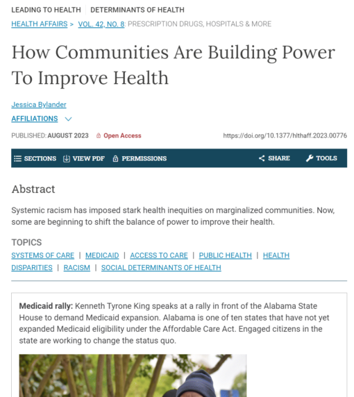 How Communities Are Building Power to Improve Health