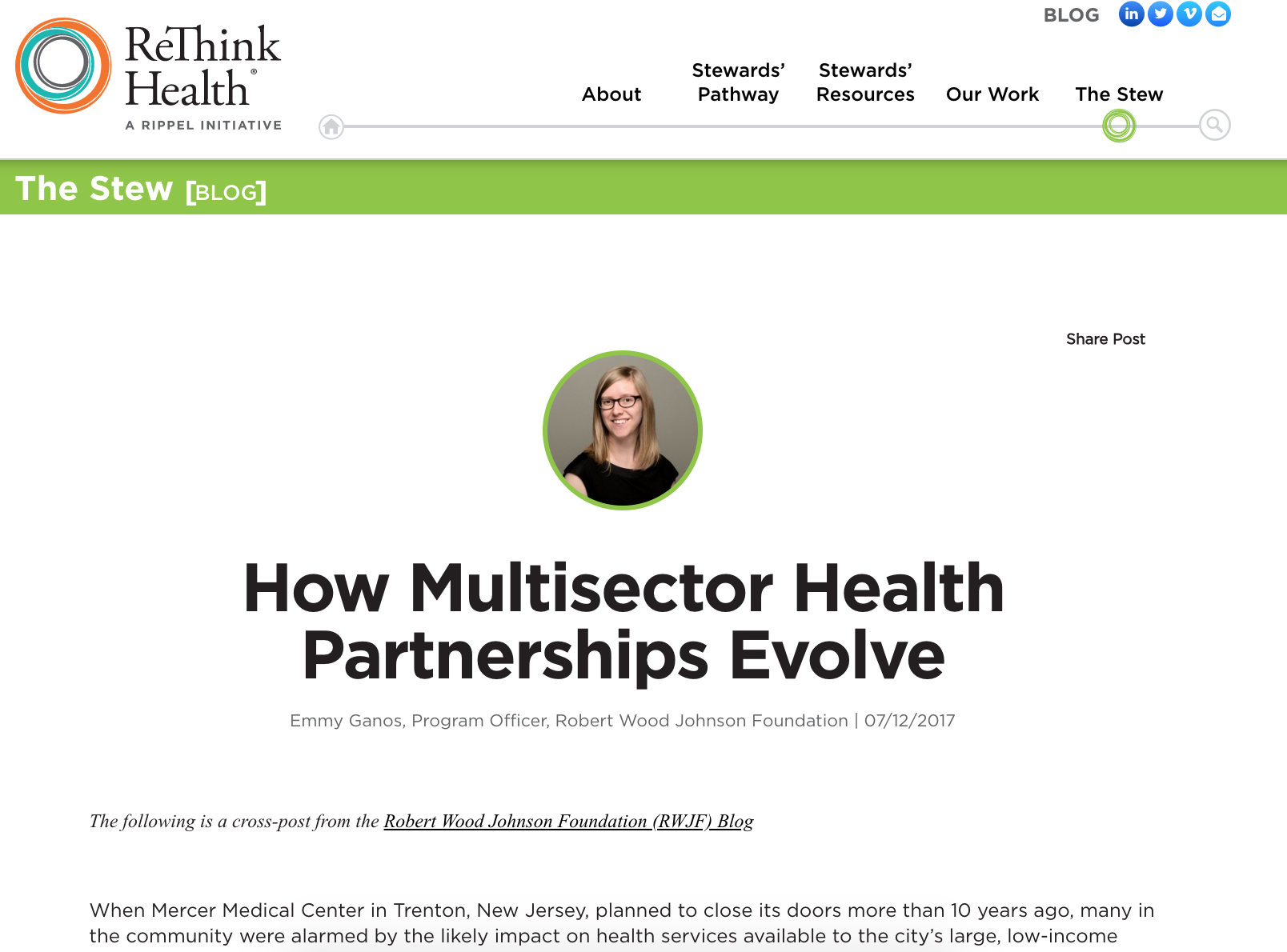 How Multisector Health Partnerships Evolve