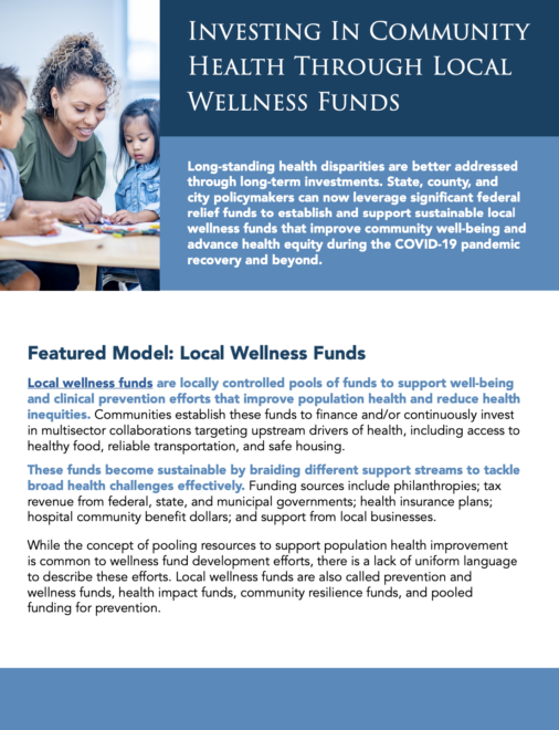 Investing in Community Health Through Local Wellness Funds