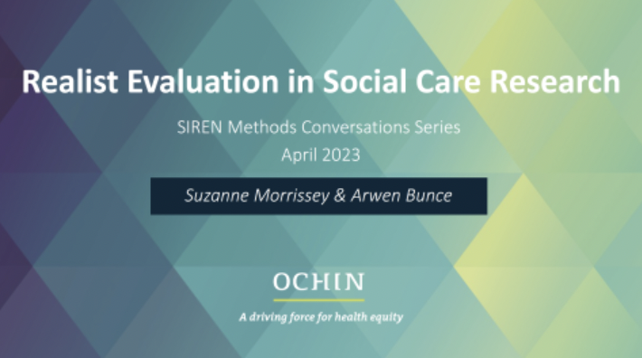 Realist Evaluation in Social Care Research
